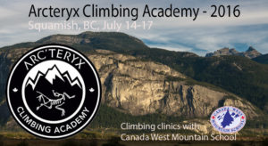 Arcteryx Climbing Academy 2016