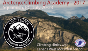 Arcteryx Climbing Academy 2017