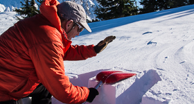 Avalanche Skills Training AST-1 snow test
